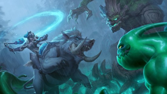 王者十周年现场打牌体验全新英雄策略对战游戏